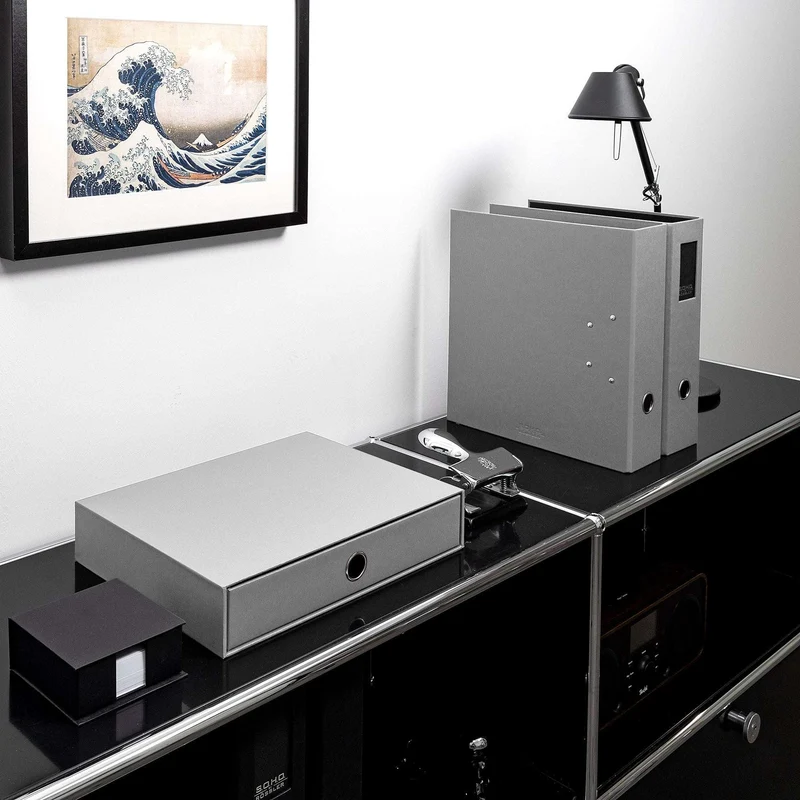 S.O.H.O. Schubladenbox | A4 | Querformat | 1 Fach | stone-grau