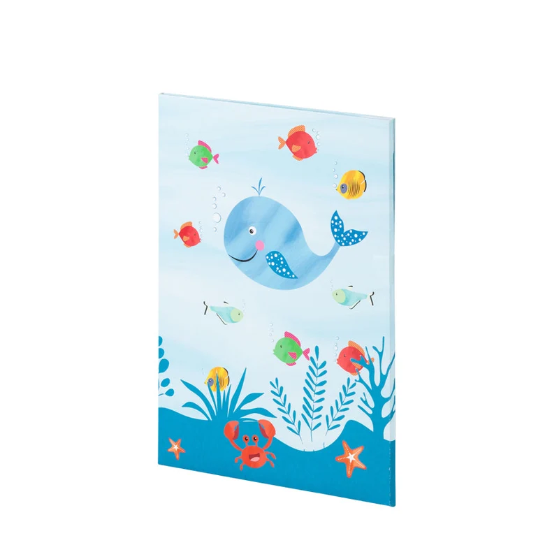 Kinder Briefpapier-Set | Tiermotiv Wal | 10 Stück