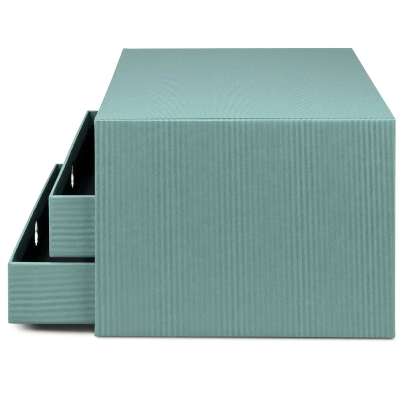 S.O.H.O. Schubladenbox | A4 | Querformat | 3 Fächer | opal