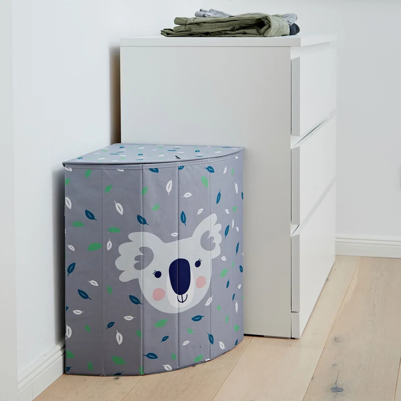 LOVE IT STORE IT Kinder Aufbewahrungskorb, Wäschekorb mit Deckel – HAPPY KIDS