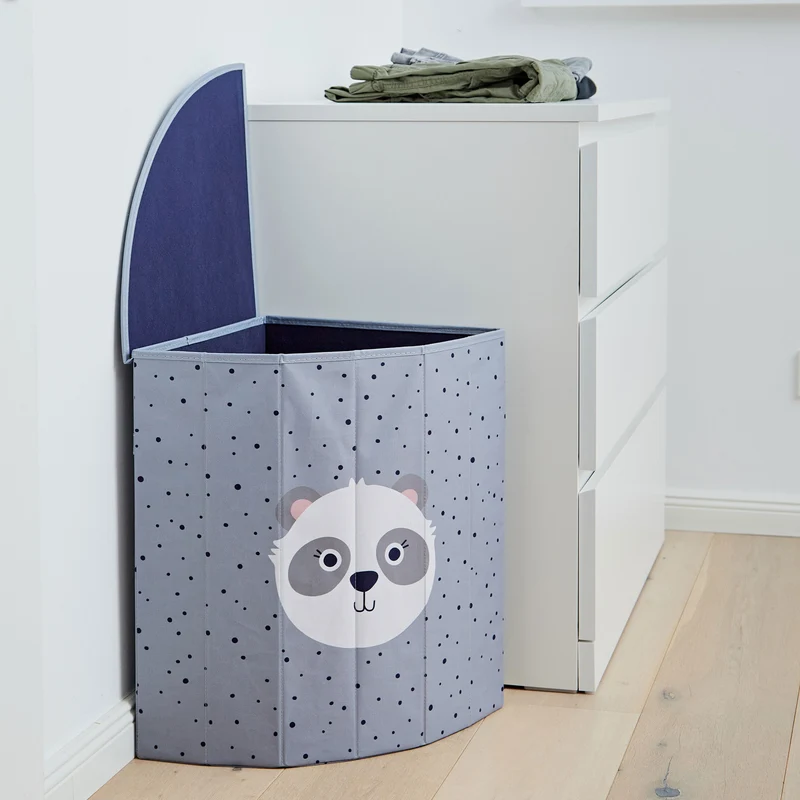 LOVE IT STORE IT Kinder Aufbewahrungskorb, Wäschekorb mit Deckel – HAPPY KIDS