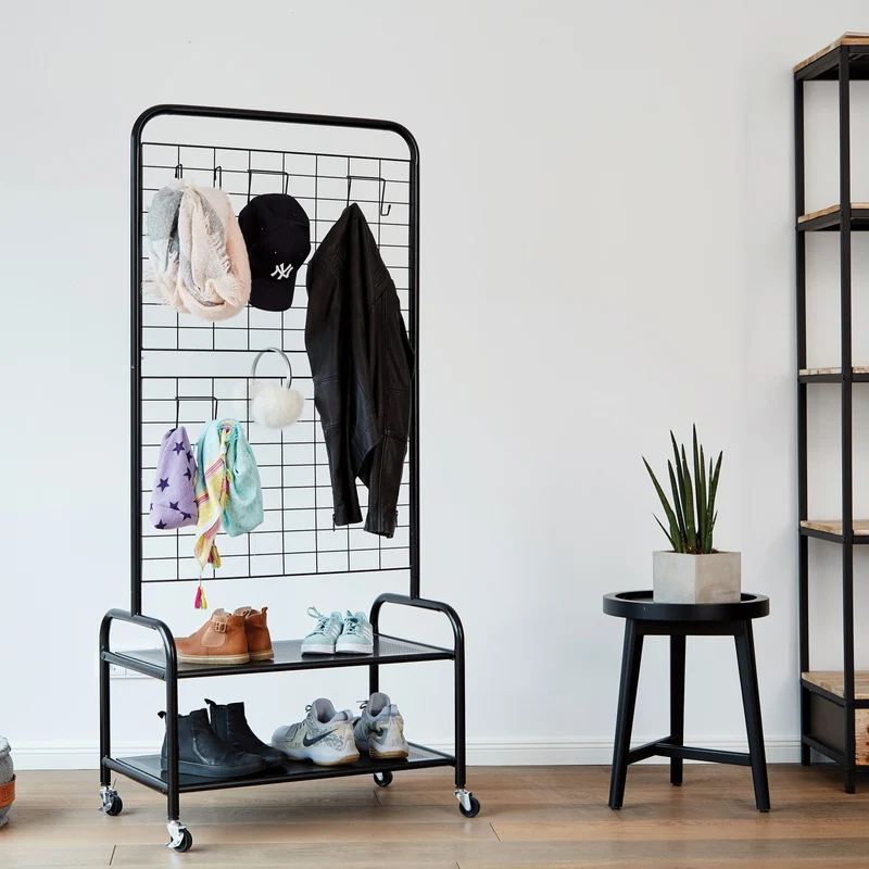 LOVE IT STORE IT Loft Kleiderständer mit stabilem Gitter, 77 x 45 x 167 cm