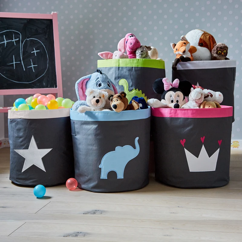 LOVE IT STORE IT Aufbewahrungskorb rund, Elefant – KIDS