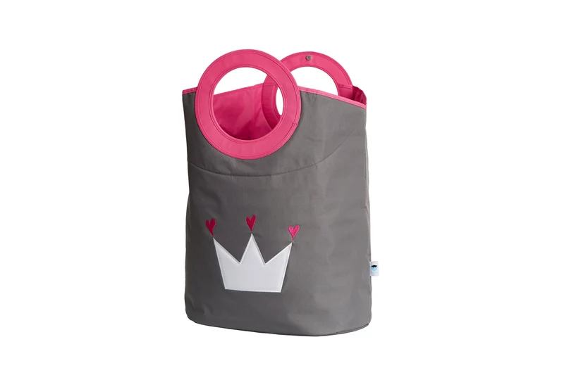 LOVE IT STORE IT Wäschesammler mit Tragegriffen, Krone – KIDS