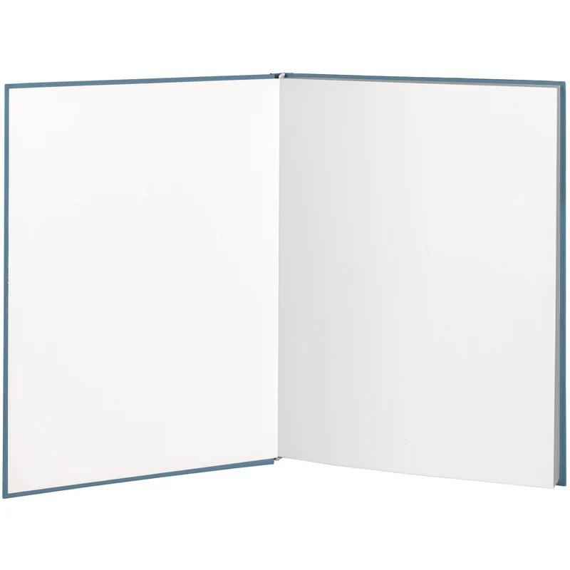 S.O.H.O. Notizbuch | A4 | Hardcover | Blankoseiten & Linienblatt | blau
