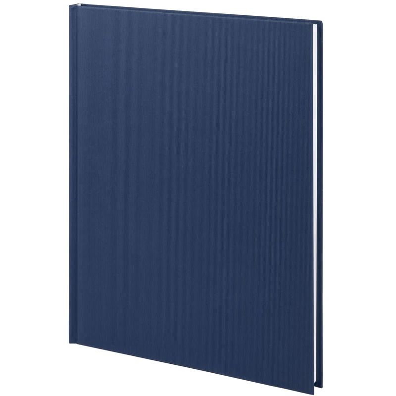 S.O.H.O. Notizbuch | A4 | Hardcover | Blankoseiten & Linienblatt | navy-blau