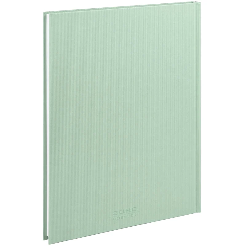 S.O.H.O. Notizbuch | A4 | Hardcover | Blankoseiten & Linienblatt | mint
