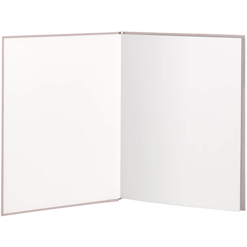 S.O.H.O. Notizbuch | A4 | Hardcover | Blankoseiten & Linienblatt | powder-rosa