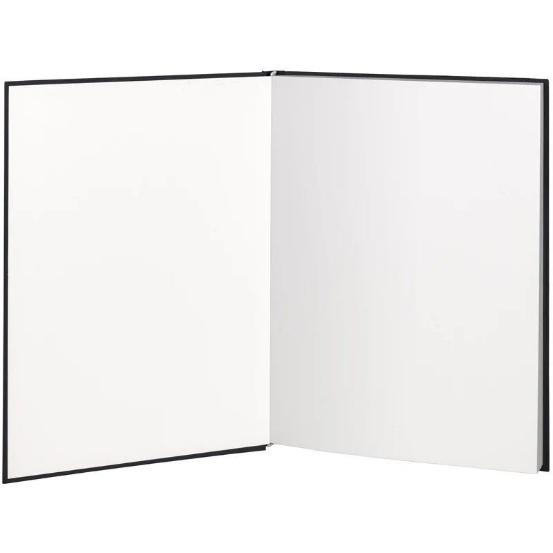S.O.H.O. Notizbuch | A4 | Hardcover | Blankoseiten & Linienblatt | schwarz