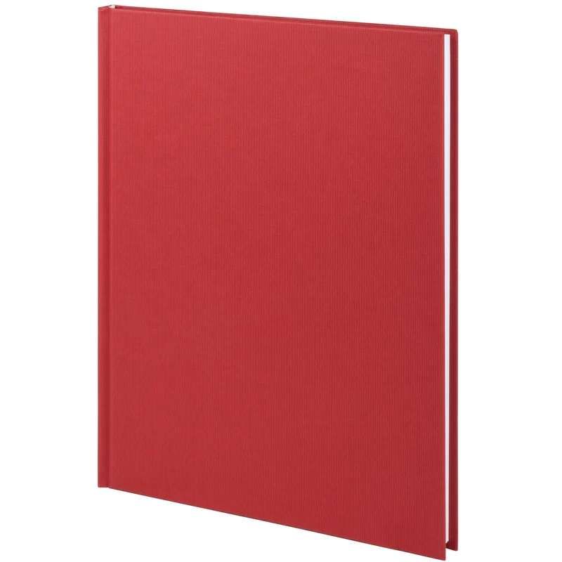 S.O.H.O. Notizbuch | A4 | Hardcover | Blankoseiten & Linienblatt | rot
