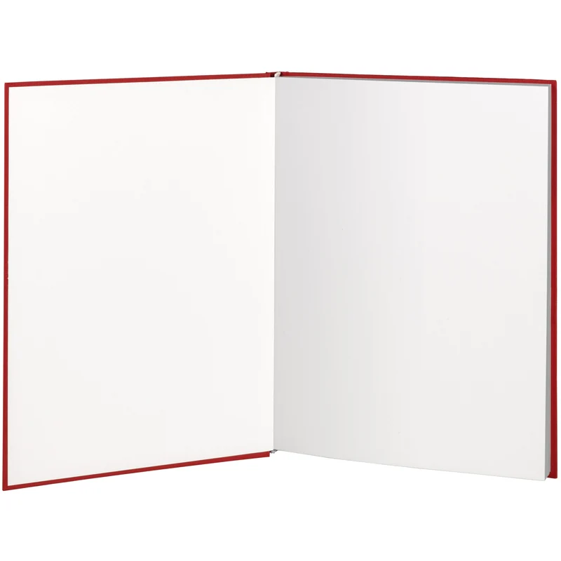 S.O.H.O. Notizbuch | A4 | Hardcover | Blankoseiten & Linienblatt | rot
