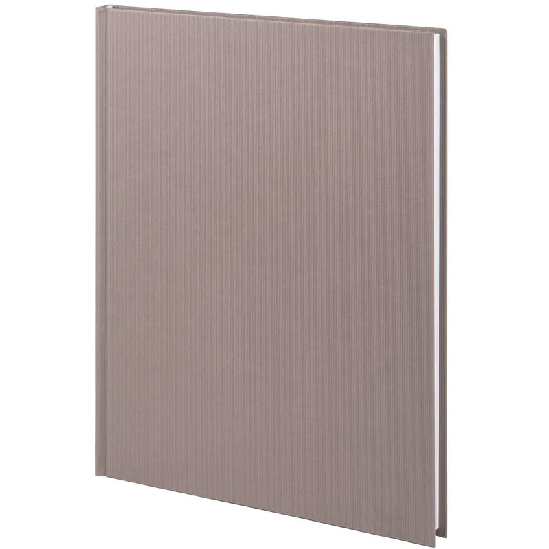 S.O.H.O. Notizbuch | A4 | Hardcover | Blankoseiten & Linienblatt | taupe