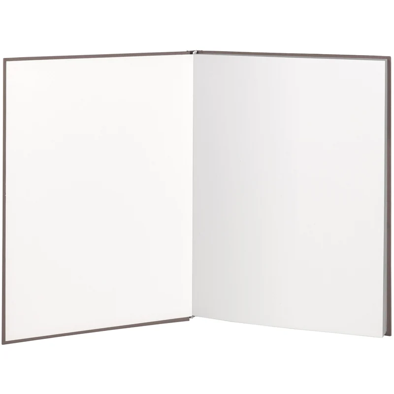 S.O.H.O. Notizbuch | A4 | Hardcover | Blankoseiten & Linienblatt | taupe