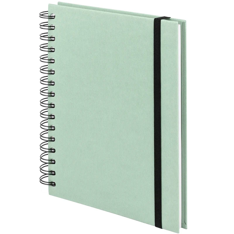 S.O.H.O. Notizbuch | A5 | Hardcover | Blanko | Mit Gummizug | mint