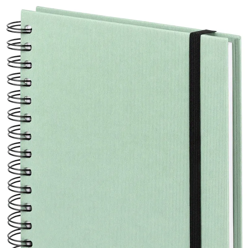 S.O.H.O. Notizbuch | A5 | Hardcover | Blanko | Mit Gummizug | mint