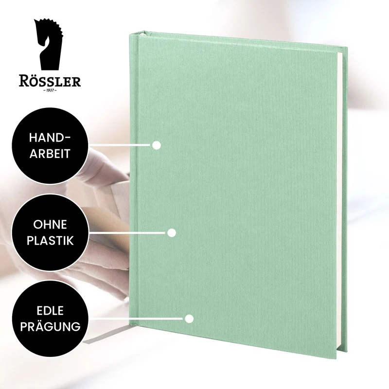 S.O.H.O. Notizbuch | A5 | Hardcover | Dotted Grid | mit Lesebändchen | mint