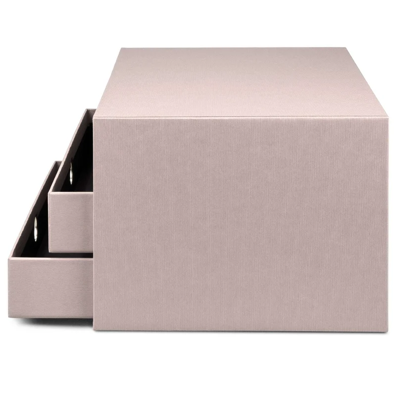 S.O.H.O. Schubladenbox | A4 | Querformat | 3 Fächer | powder-rosa