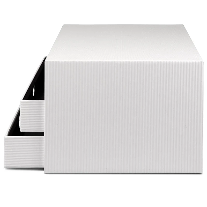 S.O.H.O. Schubladenbox | A4 | Querformat | 3 Fächer | weiß