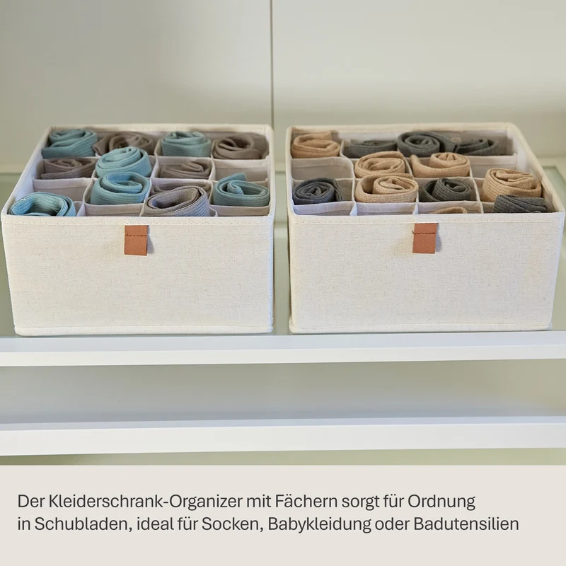 LOVE IT STORE IT Schubladen Ordnungssystem 2-teilig, 30x30x15 cm – PREMIUM