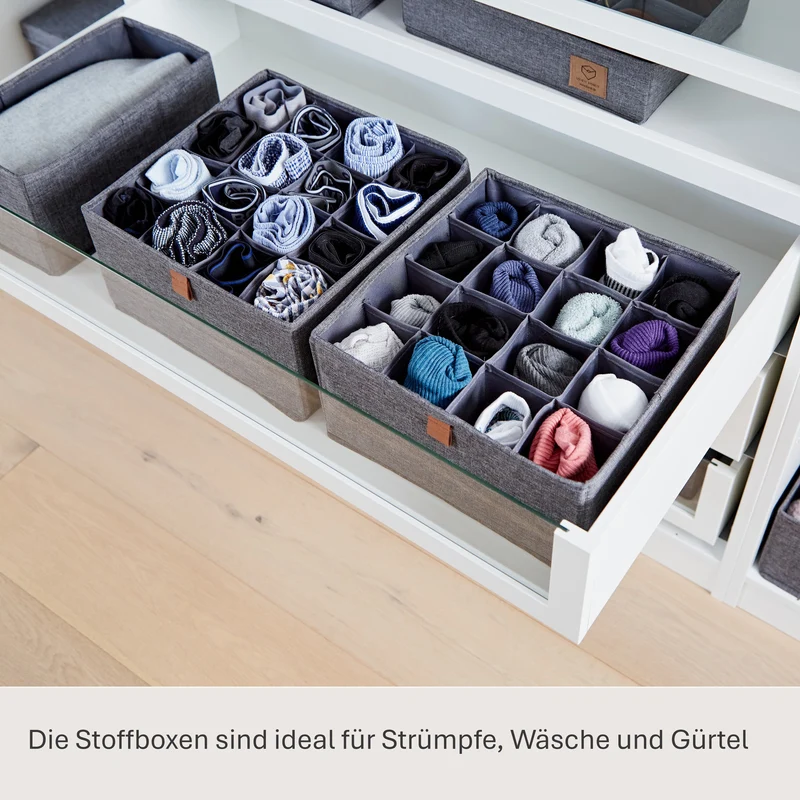 LOVE IT STORE IT Schubladen Ordnungssystem 2-teilig, 30x30x15 cm – PREMIUM