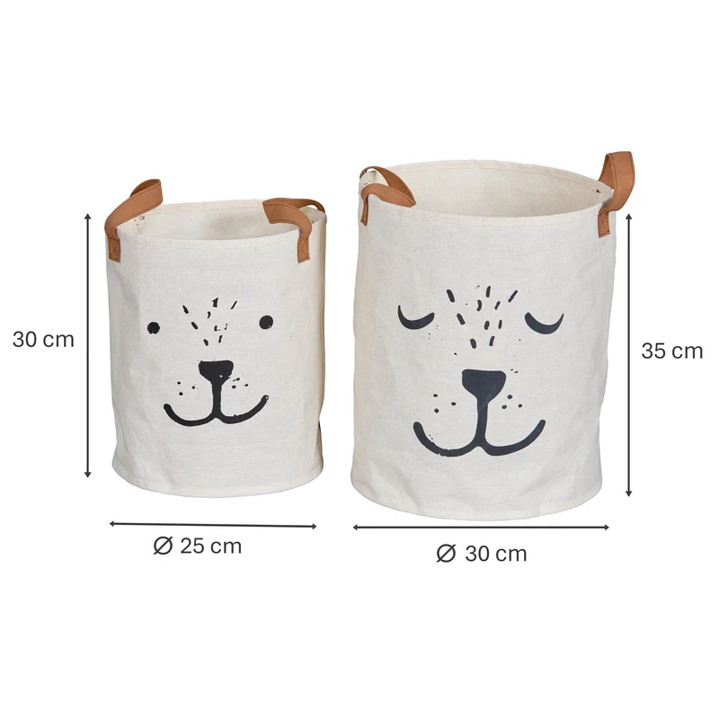 LOVE IT STORE IT Aufbewahrungskorb Set 2-teilig – PREMIUM KIDS