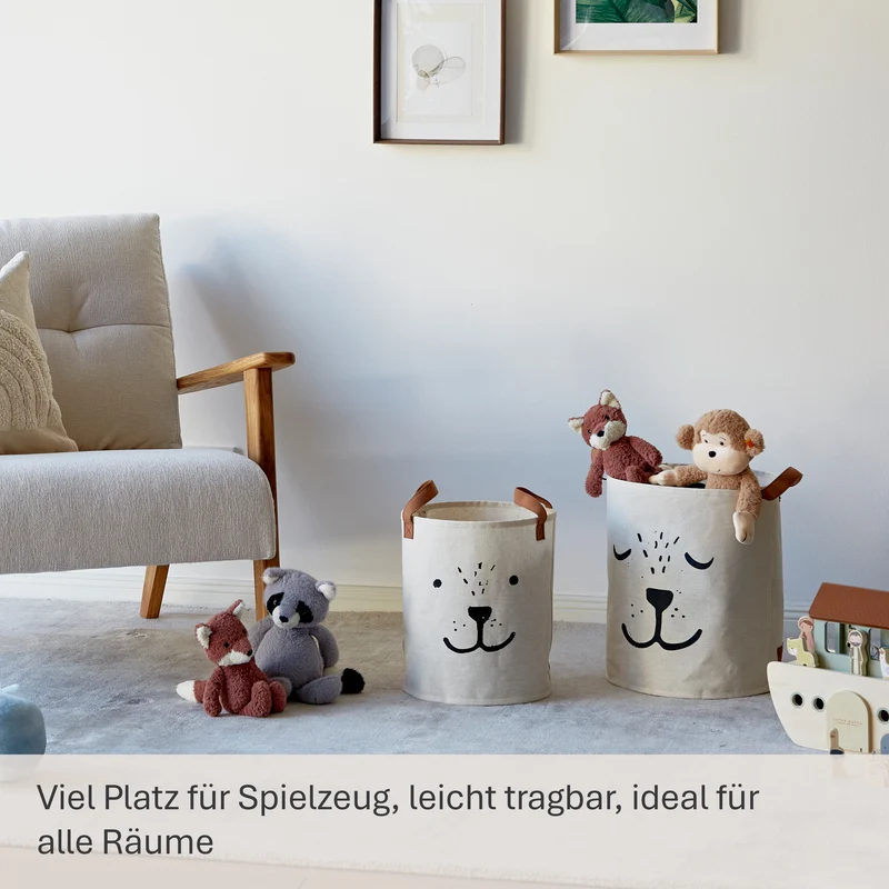 LOVE IT STORE IT Aufbewahrungskorb Set 2-teilig – PREMIUM KIDS