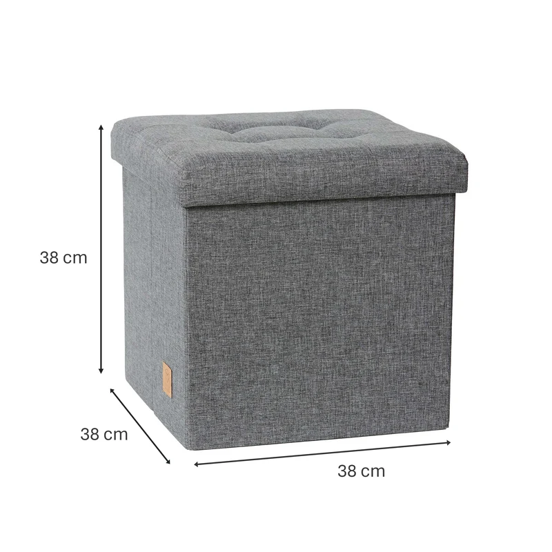 LOVE IT STORE IT Sitzhocker mit Stauraum, 38x38x38 cm – PREMIUM