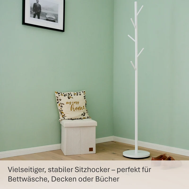 LOVE IT STORE IT Sitzhocker mit Stauraum, 38x38x38 cm – PREMIUM