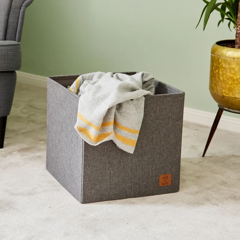 LOVE IT STORE IT 3-in-1 Sitzhocker mit Stauraum – PREMIUM GRAU