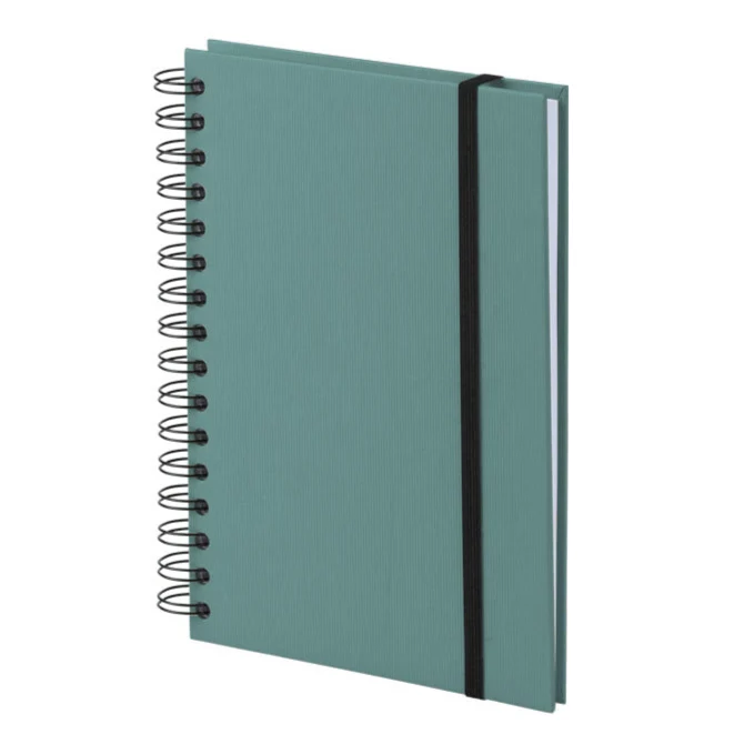 S.O.H.O. Notizbuch | A5 | Hardcover | Blanko | Mit Gummizug | opal