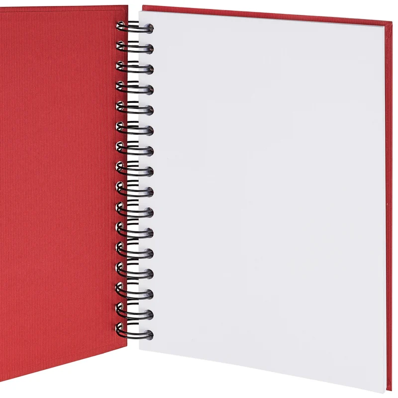 S.O.H.O. Notizbuch | A5 | Hardcover | Blanko | Mit Gummizug | rot