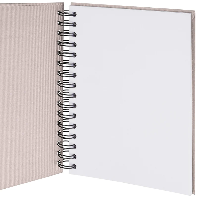 S.O.H.O. Notizbuch | A5 | Hardcover | Blanko | Mit Gummizug | powder-rosa