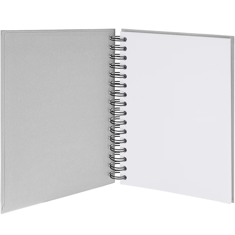S.O.H.O. Notizbuch | A5 | Hardcover | Blanko | Mit Gummizug | stone-grau