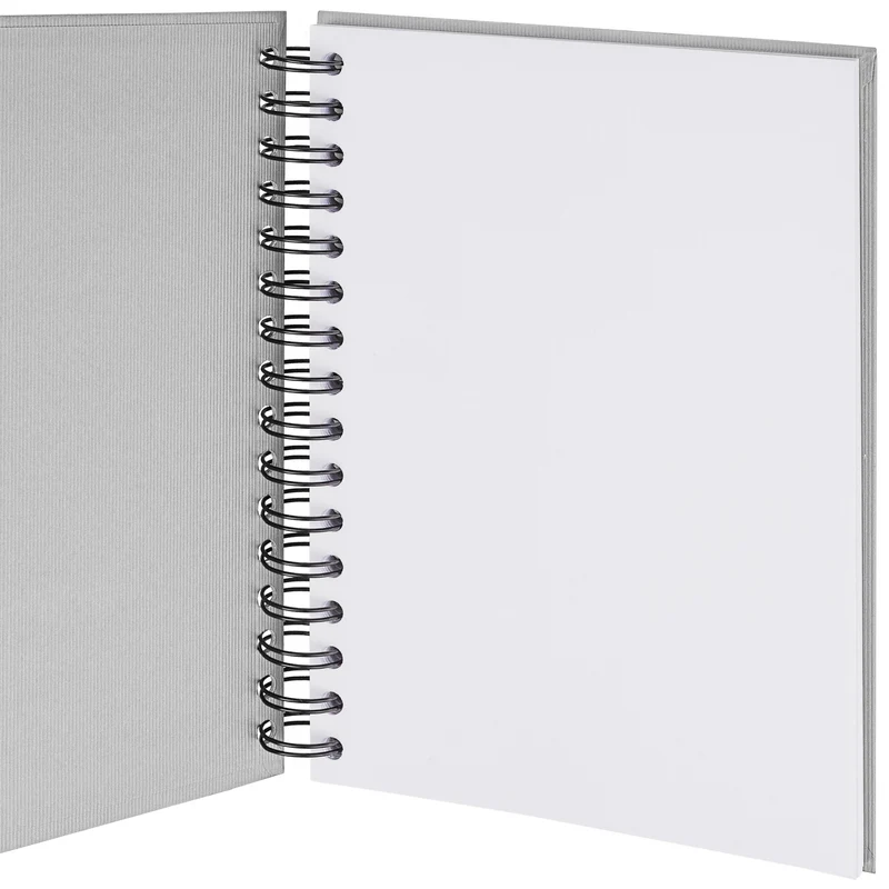 S.O.H.O. Notizbuch | A5 | Hardcover | Blanko | Mit Gummizug | stone-grau