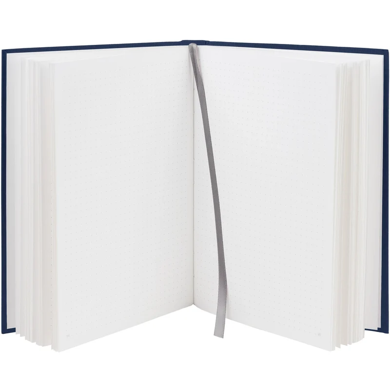 S.O.H.O. Notizbuch | A5 | Hardcover | Dotted Grid | mit Lesebändchen | navy-blau