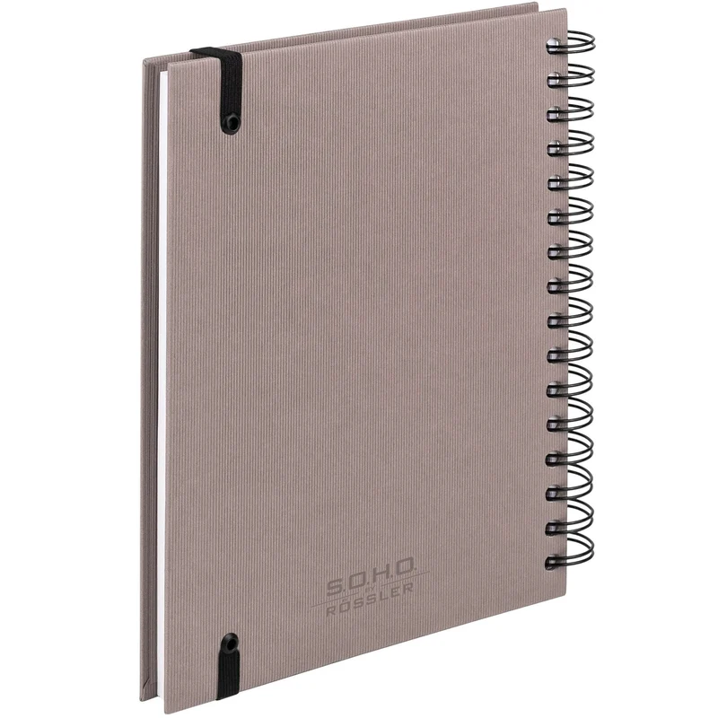 S.O.H.O. Notizbuch | A5 | Hardcover | Blanko | Mit Gummizug