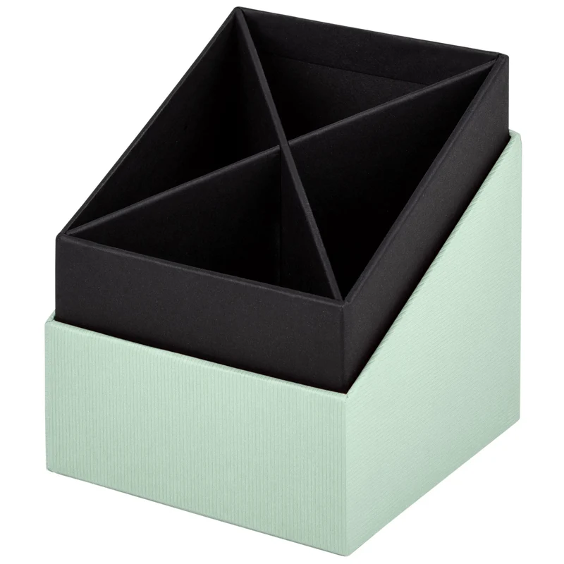 S.O.H.O. Stifteköcher | 4 Fächer | 8,6x10x8,6cm | mint