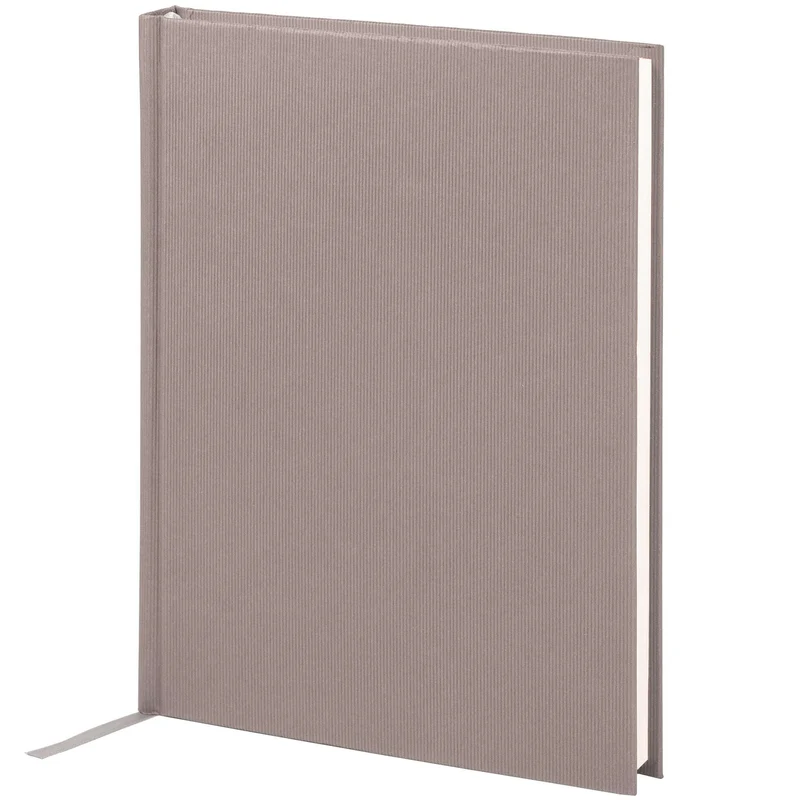 S.O.H.O. Notizbuch | A5 | Hardcover | Punktkariert | mit Lesebändchen | taupe