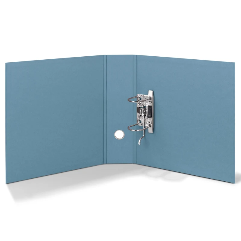 S.O.H.O. Ordner breit | 8,5cm | A4 | Edle Rippenprägung | denim-blau