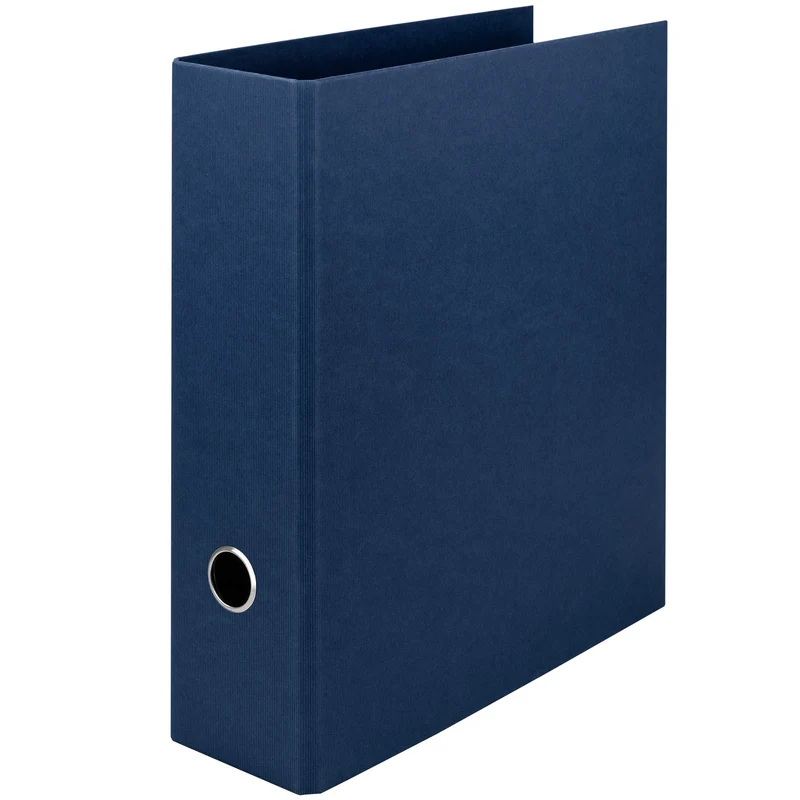 S.O.H.O. Ordner breit | A4 | 8,5cm | Edle Rippenprägung | navy-blau