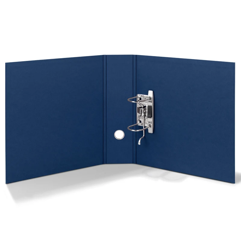 S.O.H.O. Ordner breit | A4 | 8,5cm | Edle Rippenprägung | navy-blau