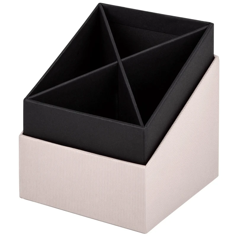 S.O.H.O. Stifteköcher | 4 Fächer | 8,6x10x8,6cm | powder-rosa