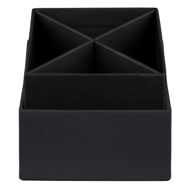 S.O.H.O. Stifteköcher | 4 Fächer | 8,6x10x8,6cm | schwarz