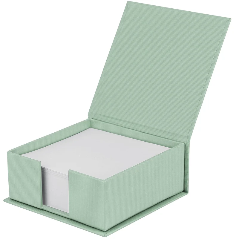 S.O.H.O. Zettelkasten | Mit Deckel | 250 Blatt | 11x11cm | mint